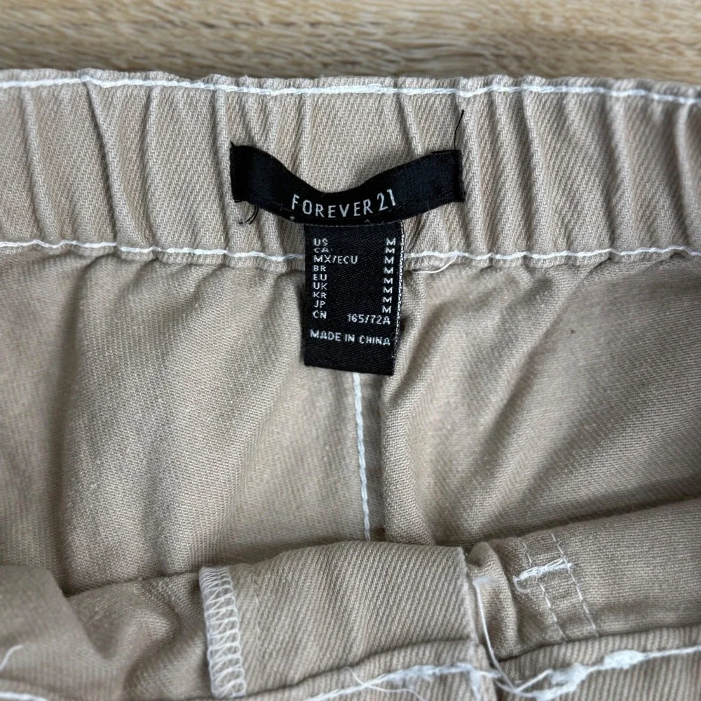 Forever 21 (Tan) Cargo Pants Women Size Medium